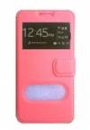 Θήκη Book Stand Universal Με Παράθυρα για Huawei P10 Lite (OEM) ροζ